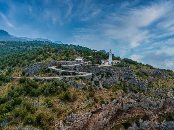 스페인 말로카 근처의 근처에 등대의 아름다운 — 스톡 사진