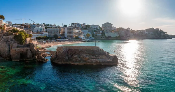 Aerial View Capital Mallorca Palma Mallorca Spain Touristic City Sea — ストック写真