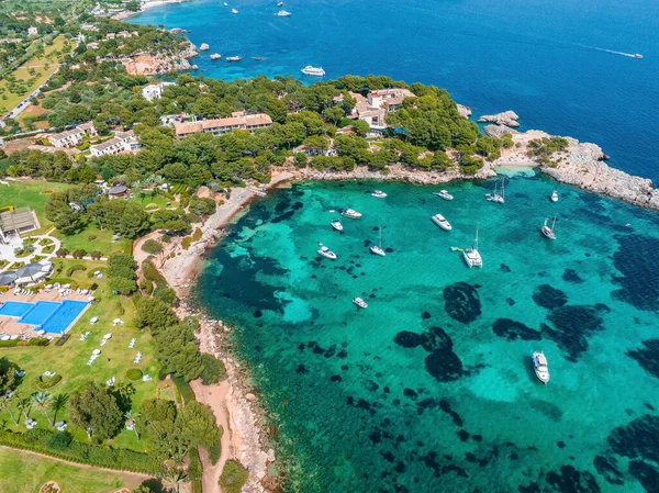 Beautiful Bay Sailing Boats Yacht Mallorca Island Spain Yachting Travel — Stockfoto
