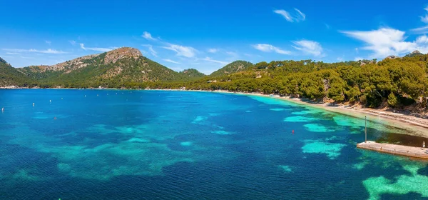 Playa Formentor Cala Posada Gyönyörű Strand Cap Formentor Palma Mallorca — Stock Fotó