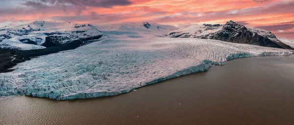 Islandia Laguna Jokulsarlon Hermosa Imagen Paisaje Frío Laguna Glaciar Icelándica —  Fotos de Stock