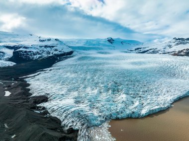İzlanda, Jokulsarlon lagün, İzlanda buzul lagün Körfezi'nin güzel soğuk manzara resim,
