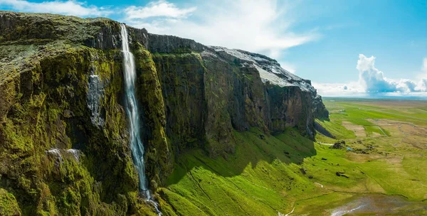 Bella Natura Islandese Durante Estate Tempo Soleggiato Islanda Magica Con — Foto Stock