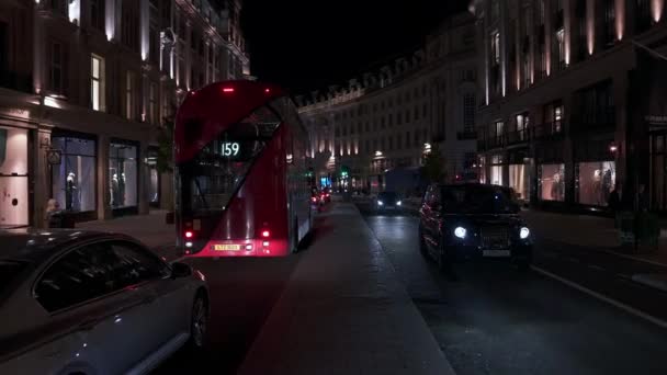 런던에 레지스 거리의 런던의 — 비디오