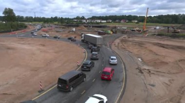 Yol yapımı Kekava Bypass. A7 Rig, Bauska ve uluslararası E67 Baltica yolunun yeni bir bölümü