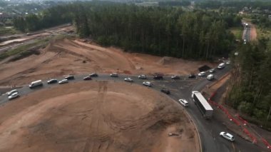 Yol yapımı Kekava Bypass. A7 Rig, Bauska ve uluslararası E67 Baltica yolunun yeni bir bölümü