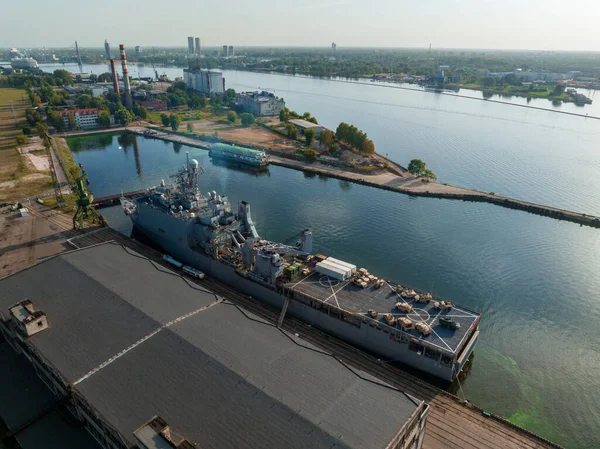 Riga Latvia August 2022 Combat Ships Nato Countries Port Riga — Foto Stock