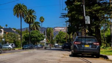 Los Angeles, California, ABD 'deki ünlü Hollywood Tabelasının zamanı geldi..