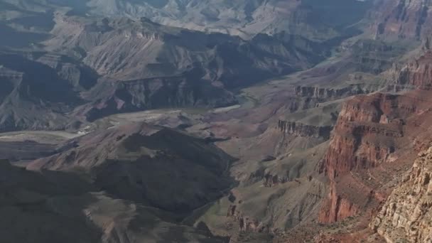 Rekaman Helikopter Udara Sinematik Dari Grand Canyon National Park Arizona — Stok Video