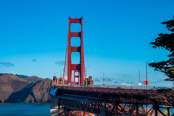 Famoso Puente Golden Gate San Francisco Estados Unidos Hermoso San — Foto de Stock