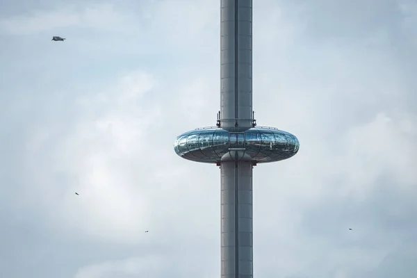 British Airways I360 Aussichtsplattform Brighton Großbritannien Schöner Turm Mit Touristen — Stockfoto