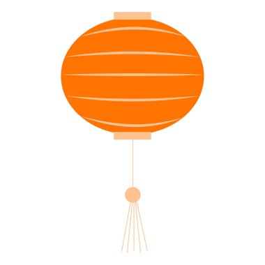 Çin kağıt feneri, vektör illüstrasyon ögesi