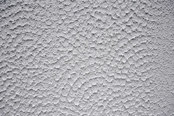 Texture Mur Blanc Avec Plâtre Relief Vue Face — Photo