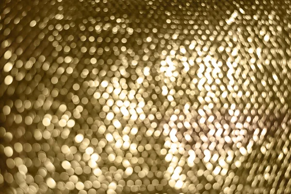 Holiday Gold Glowing Glittering Backdrop Defocused Background Glitter Blurred Bokeh — 图库照片