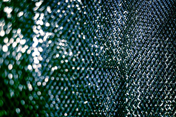 Bleu Vert Paillettes Taches Couleur Bokeh Texture Scintillante Étincelante Déconcentrée — Photo