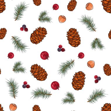 Ladin koni ve dal deseni.