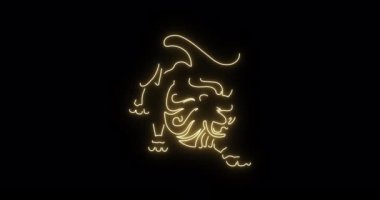 Zodiac alfa kanalında Leo 'yu işaret ediyor