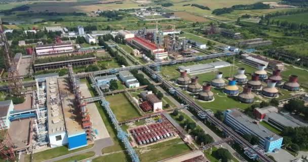 Chemical Plant Of Ukraine. Environmental Pollution — Stockvideo