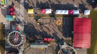 Lunapark hava görüntüsü, üst manzara.