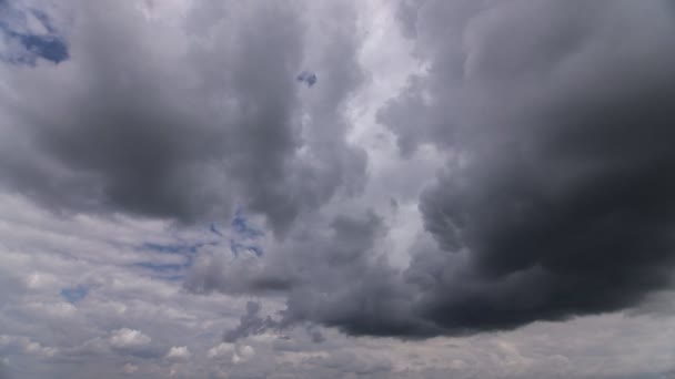 Nuvens Chuva Movendo Timelapse — Vídeo de Stock