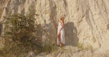 Model with face correction and enlarged lips. Plastic surgery