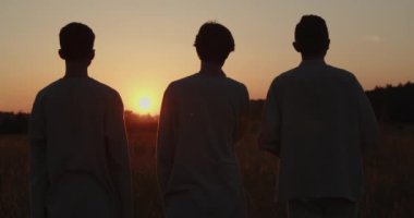 The boys go to the field at dawn