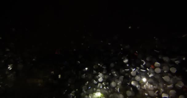 Reflections Water Drops Window Rain — Stock Video