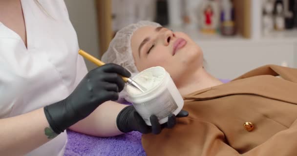 Rejuvenating Procedures Cosmetic Clinic Skin Care — Stock Video