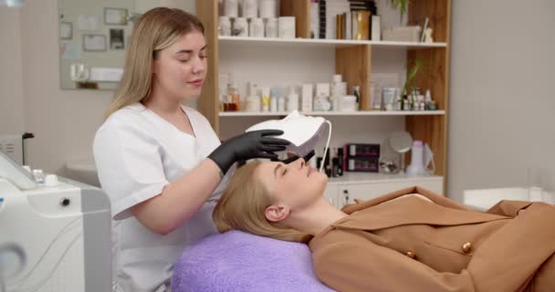 Omlazující Procedury Kosmetické Klinice Péče Kůži — Stock video