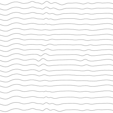 Eğri çizgilerin görüntüsüyle kusursuz desen. Kağıt, tekstil ve dekor için tasarım.