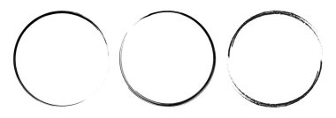 Grunge tarzında üç kare set. Metin için boş şablonlar.