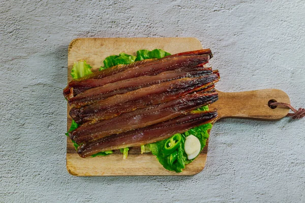 Gwamegi, Kore usulü yarı kurumuş Saury.