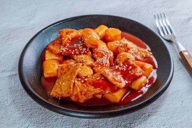 Kore usulü kızarmış pirinç keki, 'Tteokbokki'