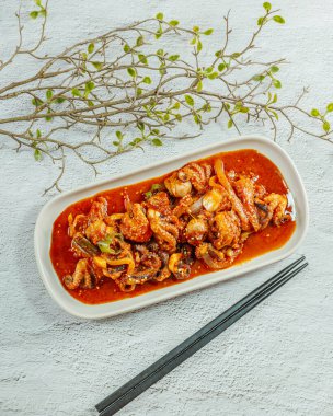 Kore usulü kızartılmış ocellated ahtapot, 'Jjukkumi Bokkeum'