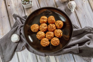 Kore usulü ceviz kurabiyeleri 'Hodu-gwaja'