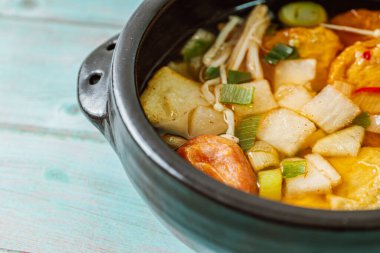 Eomuk tang, Korean style fish cake soup food