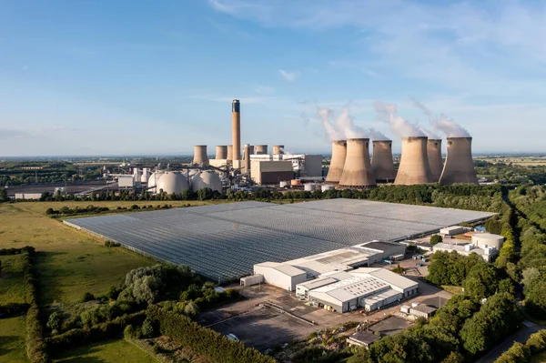 Drax Reino Unido Junio 2022 Central Eléctrica Carbón Drax Utiliza — Foto de Stock