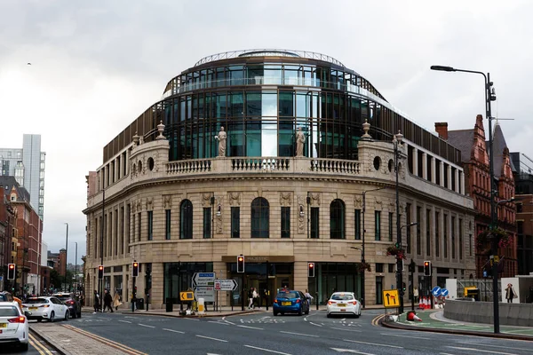 Leeds Reino Unido Septiembre 2022 Exterior Del Antiguo Edificio Majestic — Foto de Stock
