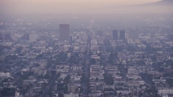 Los angeles paesaggio urbano — Video Stock