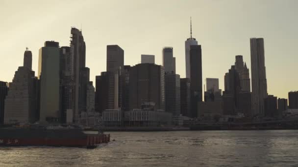 New Yorker Stadtpanorama — Stockvideo