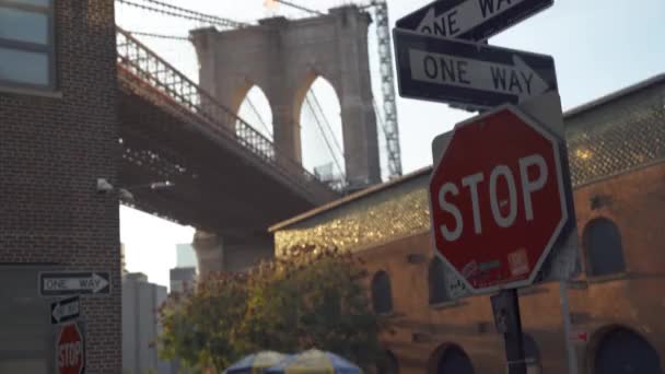 New York Brooklyn Dumbo Area — Video Stock