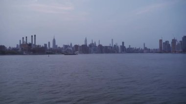 gece ışıkları, midtown manhattan New york şehir manzarası