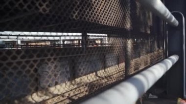 Bir tren vagonunun dış görünüşü