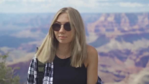 Туристів у Гранд-Каньйон — стокове відео