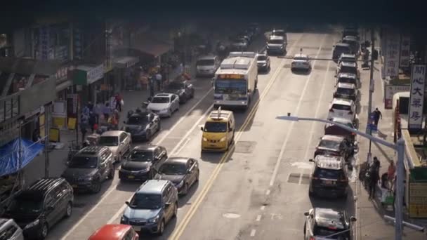 Hora punta en la ciudad de Nueva York — Vídeo de stock