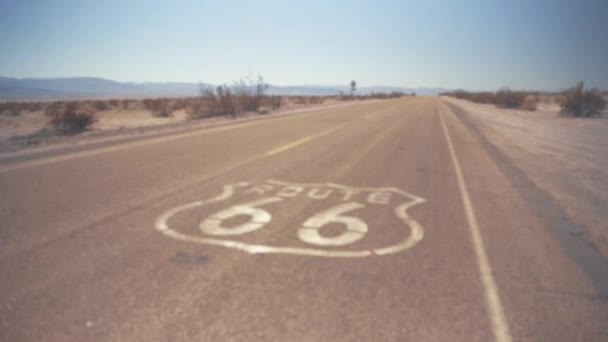 66号線道路標識 — ストック動画