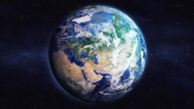 Dünyanın uzaydan şehire yakınlaşması. Üç boyutlu animasyon. Taiyuan şehrini yakınlaştır. Video görüntülerini stokla. NASA 'dan 4K Görüntü