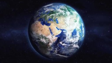 Dünyanın uzaydan şehire yakınlaşması. Üç boyutlu animasyon. Indianapolis şehrini yakınlaştır. Video görüntülerini stokla. NASA 'dan 4K Görüntü