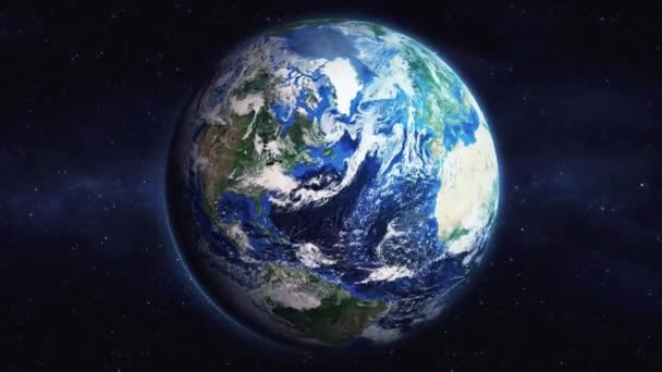 Збільшити Масштаб Землі Від Космосу Міста Анімація Приблизимо Міста Люблін — стокове відео