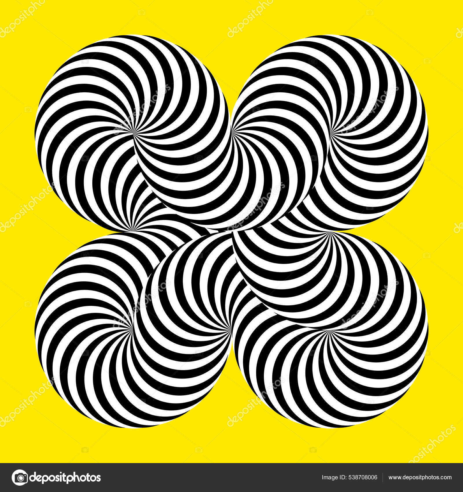 Infinity Symbol Interlaced Circles Impossible Shape Color Background ...